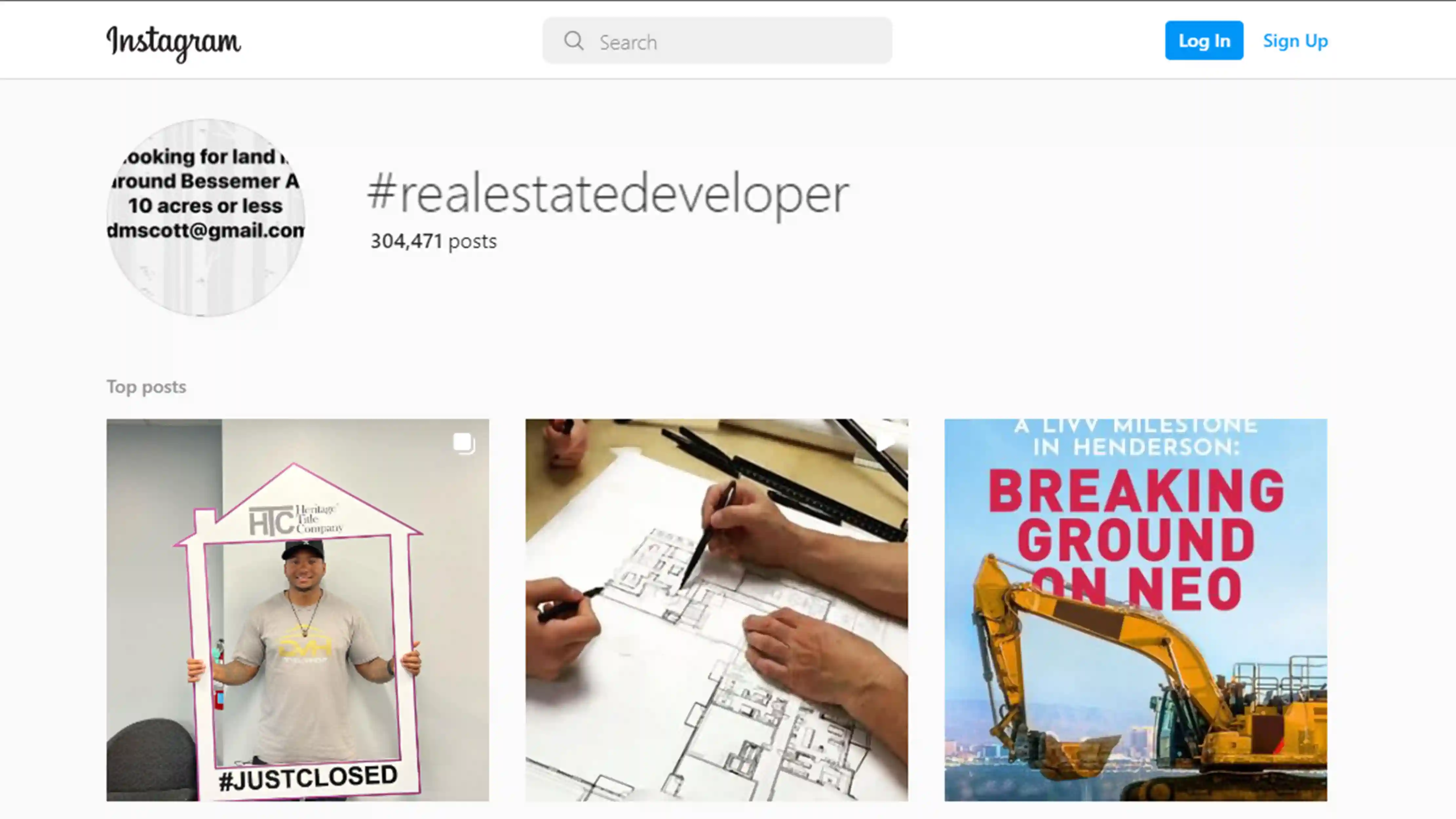 Real estate hashtags